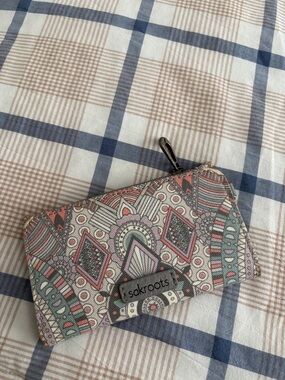 Sakroots Pastel Boho Zip Wallet in Pink, Mint, Lavender, Cream